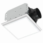 HOMEWERKS WORLDWIDE LLC 50 CFM 0.7 Sone Bathroom Ventilation Exhaust Fan with Dimmable LED Light PLUMBING, HEATING & VENTILATION HOMEWERKS WORLDWIDE LLC