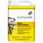 SUNNYSIDE Sunnyside 701G1 Paint Thinner, Liquid, Petroleum, Clear, 1 gal, Bottle PAINT SUNNYSIDE