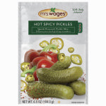 MRS. WAGES Mrs. Wages W655-J7425 Hot Spicy Pickle Mix, 6.5 oz Pouch HOUSEWARES MRS. WAGES