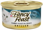 AMERICAN DISTRIBUTION & MFG Cat Food, Grilled Turkey, 3 oz. Can