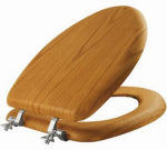 BEMIS Bemis Natural Reflections Series 19601CP378 Toilet Seat, Elongated, Wood Veneer, Natural Oak PLUMBING, HEATING & VENTILATION BEMIS