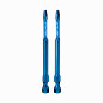 J S PRODUCTS SQ2 Mach-Blue Square Impact Driver Bits, 3-1/2 In., 2-Pk. TOOLS J S PRODUCTS