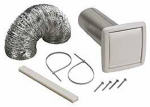 BROAN MFG Broan WVK2A Wall Ducting Kit, Flexible, Metal, White PLUMBING, HEATING & VENTILATION BROAN MFG