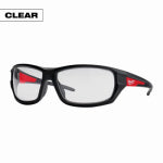 MILWAUKEE Milwaukee 48-73-2020 Performance Safety Glasses, Black/Red Frame CLOTHING, FOOTWEAR & SAFETY GEAR MILWAUKEE