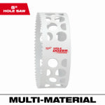 MILWAUKEE Milwaukee Hole Dozer 49-56-0243 Hole Saw, 5 in Dia, 1-5/8 in D Cutting, 5/8-18 Arbor, Bi-Metal Cutting Edge TOOLS MILWAUKEE
