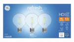 GE GE Industrial Solutions 43266 LED Bulb, Globe, 350 Lumens, 4.5 W, G25 Lamp, E26 Lamp Base, Dimmable, Clear, Daylight ELECTRICAL GE
