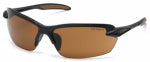 PYRAMEX SAFETY PRODUCTS LLC Spokane Safety Glasses, Bronze Lens/Black Frame