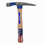 MARSHALLTOWN Vaughan BL24 Bricklayer Hammer, 24 oz Head, Square Head, HCS Head, 11-1/2 in OAL TOOLS MARSHALLTOWN