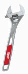 MILWAUKEE Milwaukee 48-22-7412 Adjustable Wrench, 12 in OAL, 1-5/8 in Jaw, Steel, Chrome, Ergonomic Handle TOOLS MILWAUKEE