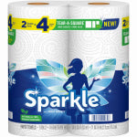 SPARKLE Sparkle 22272 Paper Towel, 9-1/4 ft L, 4.8 in W, 2-Ply CLEANING & JANITORIAL SUPPLIES SPARKLE