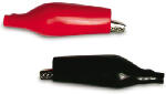 GB Gardner Bender 14-078 Alligator Clip, 7/16 in Jaw Opening, 22 to 14 AWG Wire, Vinyl Insulation, Black/Red ELECTRICAL GB