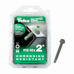 ITW BRANDS #12 x 2" Hex Washer Head Drill Point Metal-to-Metal Screws 60-Ct.