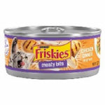 AMERICAN DISTRIBUTION & MFG Cat Food, Meaty Bits Chicken, 5.5 oz. Can