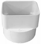 IPEX USA LLC PVC Sewer & Drain Downspout Adapter, 3 x 4 x 4 In.
