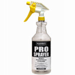 P.F. HARRIS MANUFACTURING Harris PRO-32 Spray Bottle, 32 oz, Clear, Adjustable Nozzle, Plastic LAWN & GARDEN P.F. HARRIS MANUFACTURING