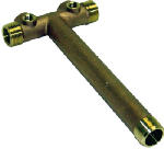 ECO-FLO Water Source TC10NL Tank Tee, 1 in, Threaded, Brass PLUMBING, HEATING & VENTILATION ECO-FLO