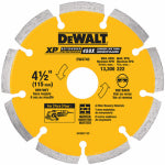 DEWALT DEWALT DW4740 Circular Saw Blade, 4-1/2 in Dia, 5/8 in Arbor, Diamond Cutting Edge, Applicable Materials: Stone TOOLS DEWALT