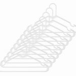 WHITMOR Heavy-Duty Plastic Hangers, White, 3-Pk. HOUSEWARES WHITMOR