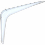 ASSA ABLOY AMERICAS RESIDENTIALI NC Shelf Bracket, White, 5 x 6 In.