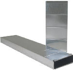 IMPERIAL Imperial GV0213 Stack Duct, 24 in L, 10 in W, 3-1/4 in H, 30 Gauge, Galvanized Steel PLUMBING, HEATING & VENTILATION IMPERIAL