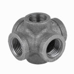 CODA RESOURCES LTD Black Pipe 6-Way Cross, 1/2 In. PLUMBING, HEATING & VENTILATION CODA RESOURCES LTD