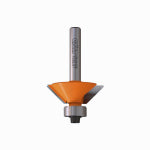CMT USA Chamfer Router Bit, 1/4 In. Shank, 1-1/4 In. Diameter