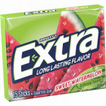 MIDWEST DISTRIBUTION Extra Fruit Sensations Sweet Watermelon Gum, 15 Sticks HOUSEWARES MIDWEST DISTRIBUTION