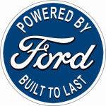OPEN ROAD BRANDS LLC Metal Sign, "Powered by Ford", 12 x 12 In. HOUSEWARES OPEN ROAD BRANDS LLC