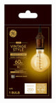 GE GE 36528 Vintage Light Bulb, G25 Lamp, 60 W Equivalent, E26 (Medium) Lamp Base, Dimmable, Amber, Warm White Light ELECTRICAL GE