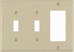 LEVITON MFG CO IV 2T ROCKER WALLPLATE