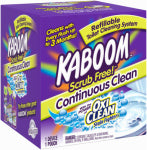 KABOOM Kaboom 35113 Toilet Cleaning System, Granular, Chlorine, White CLEANING & JANITORIAL SUPPLIES KABOOM