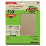 GATOR Gator 4442 Sanding Sheet, 11 in L, 9 in W, 150 Grit, Fine, Aluminum Oxide Abrasive PAINT GATOR