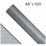 SAINT-GOBAIN ADFORS Fiberglass Window Screen, Gray, 48 In. x 100 Ft.