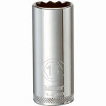 DEWALT DEWALT DWMT74510OSP Drive Hand Socket, 18 mm Socket, 3/8 in Drive, 12-Point, Steel, Polished Chrome Vanadium TOOLS DEWALT