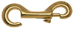 APEX TOOLS GROUP LLC Bronze Open Rigid Eye Bolt Snap, 3/8 In.