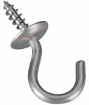ASSA ABLOY AMERICAS RESIDENTIALI NC Cup Hook, Stainless Steel, 3/4 In.