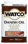 WATCO WATCO 65541 Danish Oil, Light Walnut, Liquid, 1 qt Can PAINT WATCO
