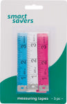 NINGBO HOME-DOLLAR IMP.& EXP. CORP SS 5'3PC Measuring Tape TOOLS NINGBO HOME-DOLLAR IMP.& EXP. CORP