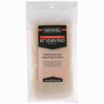 MINWAX Minwax 427130100 Floor Stain Pad, 10 in L Pad, 6-1/2 in W Pad, Lambskin Pad PAINT MINWAX