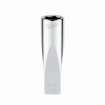 MILWAUKEE Milwaukee 45-34-9048 Socket, 10 mm Socket, Deep Socket, 2.559 in OAL, 1/4 in Drive, 6-Point, Chrome Vanadium Steel TOOLS MILWAUKEE