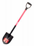 BULLY TOOLS BULLY Tools 62510 Professional-Grade Shovel, Round Point, 44 in OAL, 9-1/2 in W Blade, Steel Blade, Fiberglass Handle LAWN & GARDEN BULLY TOOLS