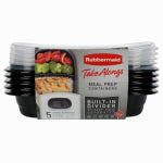 NEWELL BRANDS DISTRIBUTION LLC 10-Pc. Set TakeAlongs Food Storage Prep & Containers & Lids, 3.7 Cup