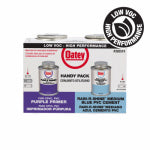 OATEY Oatey Rain-R-Shine 30251V PVC Cement and Primer Kit, 4 oz, Liquid, Blue/Purple PLUMBING, HEATING & VENTILATION OATEY