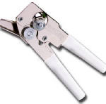 LIFETIME BRANDS Swing-A-Way 107WH Can Opener, Soft-Grip Handle, Plastic/Steel, White HOUSEWARES LIFETIME BRANDS