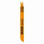 J S PRODUCTS 3X3 Double-Sided Reciprocating Saw Blade, Bi-Metal, 6/10 TPI, 8 In. TOOLS J S PRODUCTS