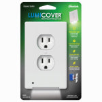 AMERTAC-WESTEK Lumicover Classic Core Wall Plate Night Light, Duplex Outlet, White ELECTRICAL AMERTAC-WESTEK