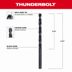 MILWAUKEE ELECTRIC TOOL CORP Thunderbolt Black Oxide Drill Bit, 11/64 In. TOOLS MILWAUKEE ELECTRIC TOOL CORP