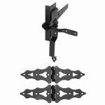 ASSA ABLOY AMERICAS RESIDENTIALI NC Gate Kit, Black HARDWARE & FARM SUPPLIES ASSA ABLOY AMERICAS RESIDENTIALI NC