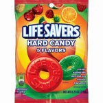LIFE SAVER Lifesavers 407120 Hard Candy, Cherry, Orange, Pineapple, Raspberry, Watermelon, 6.25 oz Bag HOUSEWARES LIFE SAVER