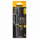 DEWALT DEWALT FlexTorq Series DWADENDEXT-2MM 4-in-1 Double Ended Nut Driver, 1 in L, 1/4 in L Shank, Hex Shank TOOLS DEWALT